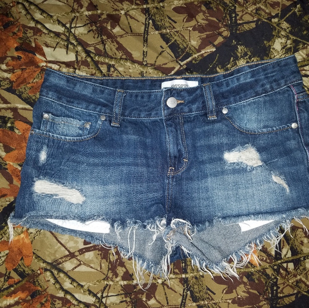 VS Pink shorts.